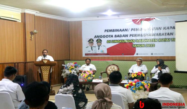 Anggota BPD Diharapkan Bersinergi dengan Kepala Desanya