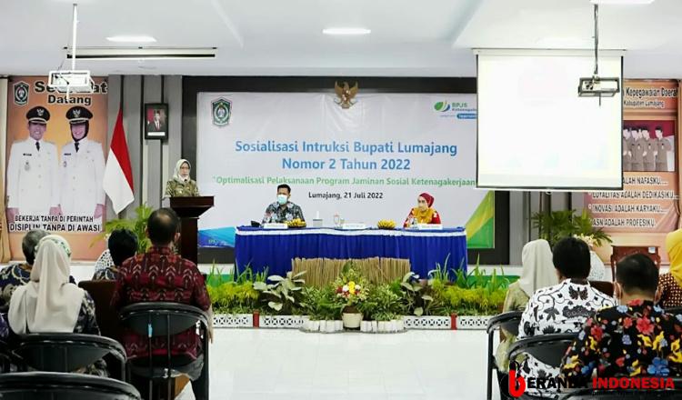 Disnaker Lumajang Diminta Cek Perusahaan dalam Kepesertaan BPJS Ketenagakerjaan