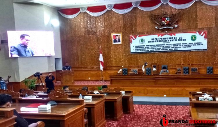 Paripurna Tentang Kode Etik Dilaksanakan DPRD Kutim
