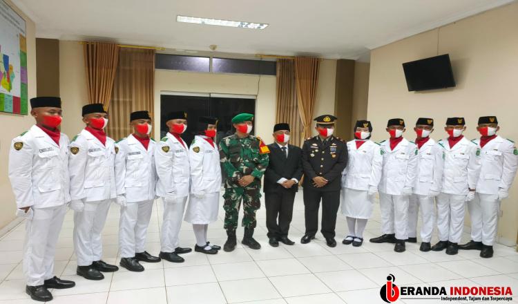 10 Paskibraka Kecamatan Bengalon Dikukuhkan, Ini Kata Kapten Inf Sajani Lumbantoruan