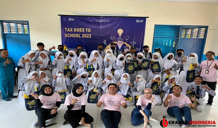 Tax Goes To School 2022, dengan Semangat Kemerdekaan, Pajak Tenggarong Gerilya Edukasi di SMPN 1 Loa Janan