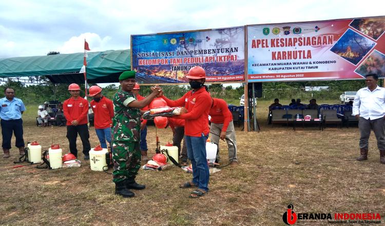 Lakukan Pendampingan Pencegahan Karhutla, Danramil 0909-03/Muara Wahau Sebut Personelnya Gencar Laksanakan Sosialisasi ke Masyarakat