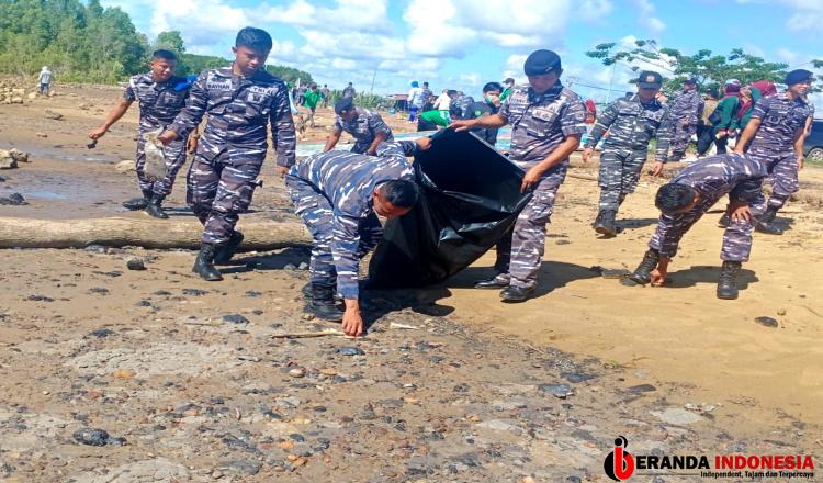 Gerakan Nasional Laut Bersih Tahun 2022 Lanal Sangatta Sasar Kenyamukan, Danlanal: Upaya Tumbuhkan Kesadaran