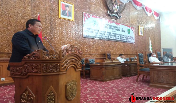 Rapat Paripurna ke-35, 7 Fraksi Usulkan Pemkab Kutim Segera Lakukan Hal Ini