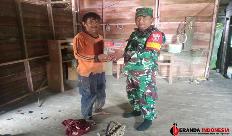 Babinsa Masuk Dapur, Program Kepedulian TNI Bagi Warga Kurang Mampu