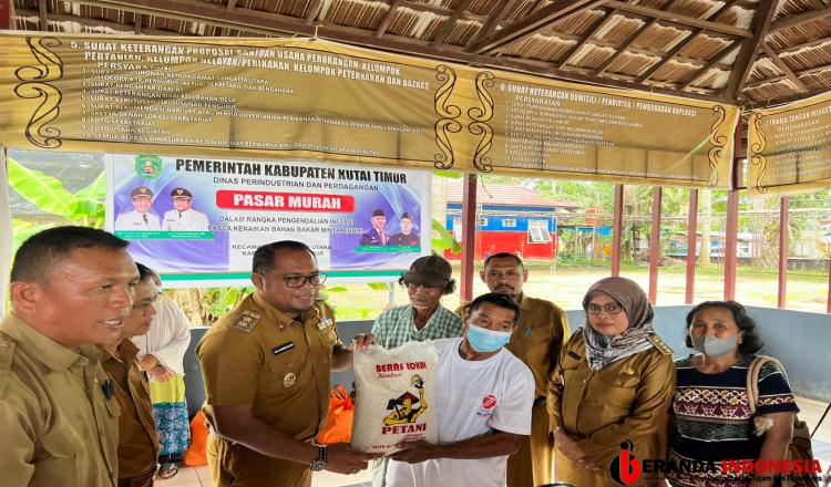 Pasar Murah Disperindag Kutim Sebar Puluhan Ribu Paket Sembako, Harga Sepaket Rp150 Ribu