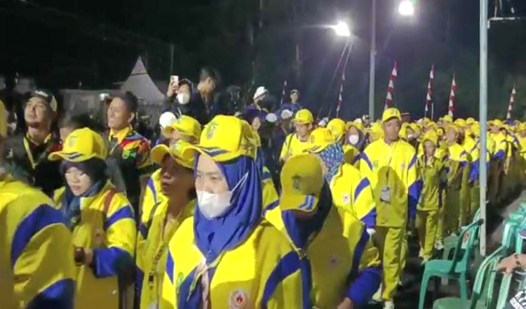 Seremoni Opening, Arfan Doakan Atlet Kutim Goreskan Prestasi