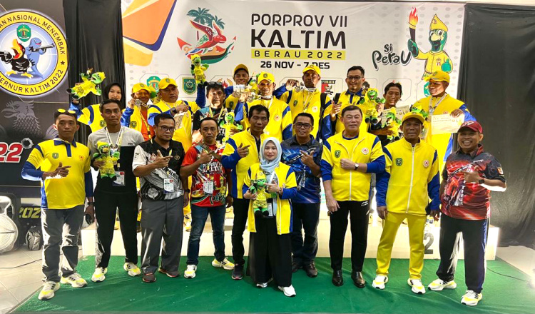 Penembak Kutim Kumpulkan 4 Emas, 5 Perak dan 2 Perunggu