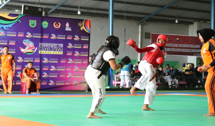 Mulai Tanding, Tarung Derajat Kutim Optimis Raih 9 Emas Porprov Kaltim