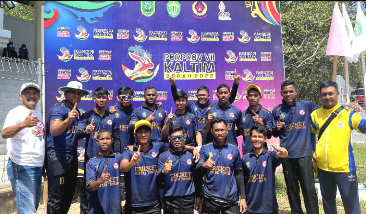 Tim Cricket Putra Kutim Incar Emas Ketiga
