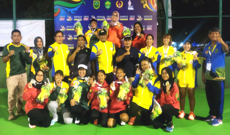 Petenis Kutim Kumpulkan 5 Medali Porprov Kaltim