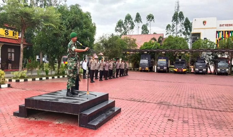 Tingkatkan Sinergitas dan Silaturahmi, Dandim 0909/Kutai Timur Berkunjung ke Mapolres Kutim