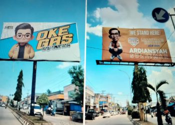 Poster Gemoy Ardiansyah-Kasmidi Muncul, Sinyal Pecah Kongsi di Pilkada Kutai Timur