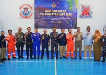 Lanal Sangatta Sosialisasi Sistem Pelaporan Hidrografi di Bontang