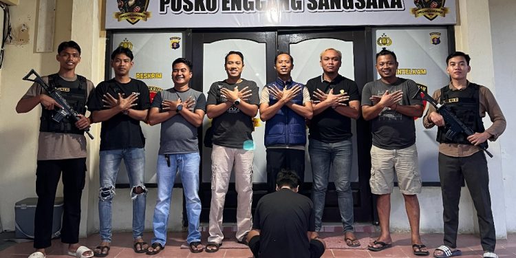 Polsek Sangkulirang Bekuk Pelaku Penganiayaan Berat