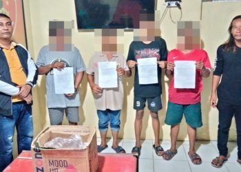 Polsek Loa Kulu Gulung Empat Pelaku Pungli di Jalan Yos Sudarso