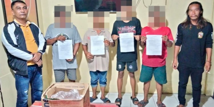 Polsek Loa Kulu Gulung Empat Pelaku Pungli di Jalan Yos Sudarso