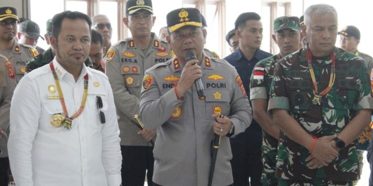Pejabat Tinggi Kaltim Tinjau Kesiapan PSU Pilkada Mahulu