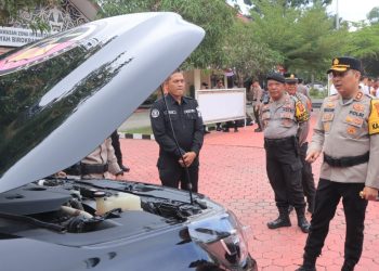 Polres Kutai Timur Periksa Semua  Kendaraan Dinas Operasional 