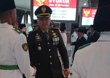 Dandim Hadiri Pengukuhan Paskibraka Kutai Timur