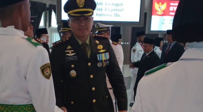 Dandim Hadiri Pengukuhan Paskibraka Kutai Timur