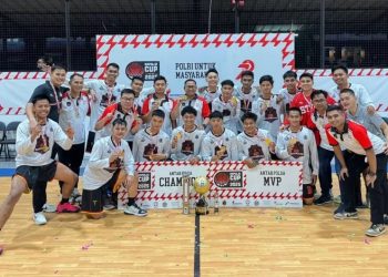 Tim Basket Polda Kaltim Juara Kapolri Cup 2025 Antar Polda