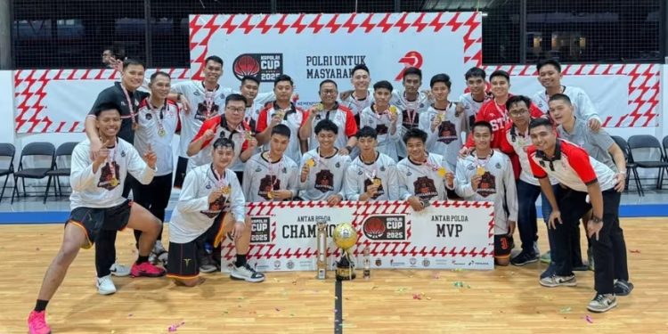 Tim Basket Polda Kaltim Juara Kapolri Cup 2025 Antar Polda