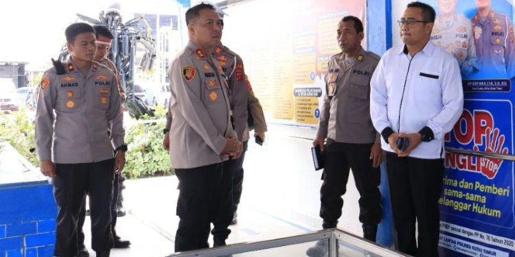 Tim Mabes Polri Kunjungi Polres Kutai Timur