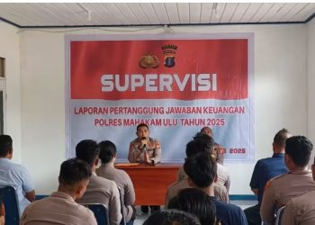Kapolres Mahulu Pimpin Supervisi Pertanggungjawaban Keuangan