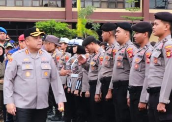 Polresta Samarinda Apel Pasukan Pengamanan Demo di DPRD Kaltim 