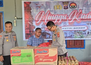 Polres Kutai Barat Tebar Kepedulian di Yayasan Bakti Luhur