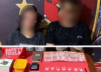 Polsek Penajam Gulung Dua Pengedar Sabu, 9 Gram Barang Bukti Disita