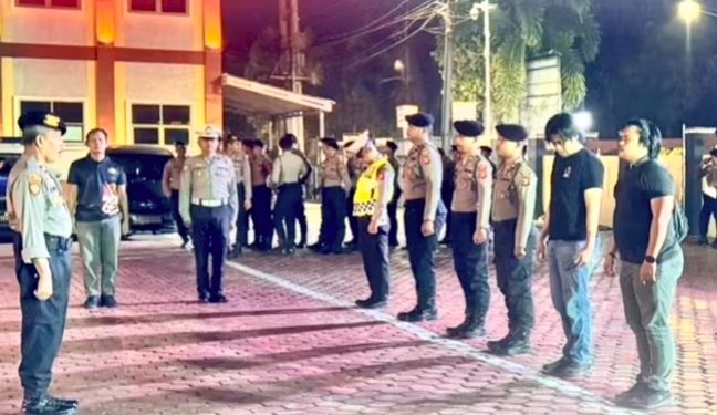 Polres Paser Gelar Patroli Humanis di Libur Akhir Pekan