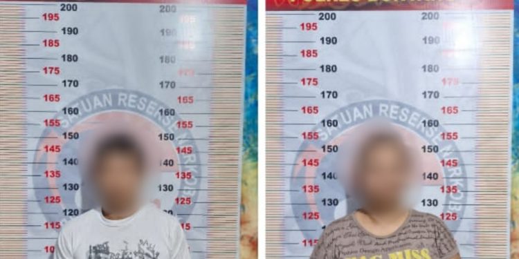Pasutri Pengedar Sabu di Kelurahan Api-Api Ditangkap Polres Bontang
