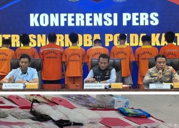 Polda Kaltim Tangkap 10 Pengedar Narkoba, Sita 3.598 Gram Sabu dan 3.035 Butir Ekstasi