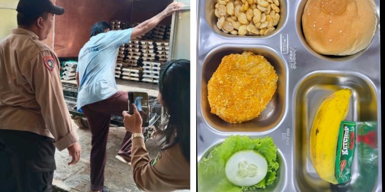 TNI–Polri Kawal MBG, Sasar 1.521 Siswa di Sangatta Utara