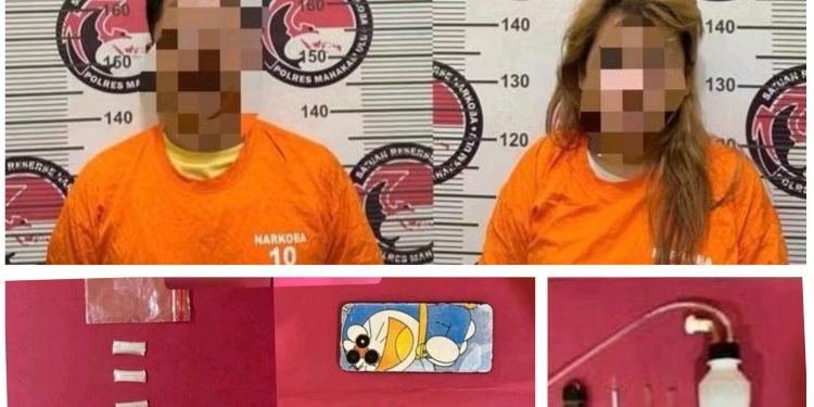 Polsek Long Bagun Bekuk Dua Pengedar Sabu di Mahakam Ulu