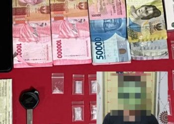 Polsek Kota Bangun Bekuk Pengedar Narkoba, Sita 28 Paket Sabu