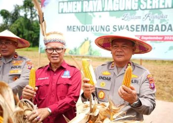 Polda Kaltim Gelar Panen Raya Jagung Serentak Kuartal III 2025