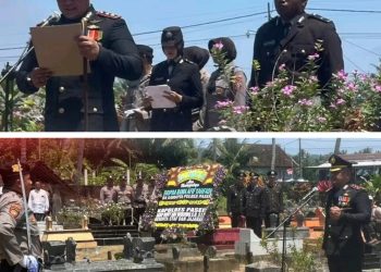 Kapolres Paser Kawal Pemulangan Jenazah Bribda RAY ke Kampung Halaman