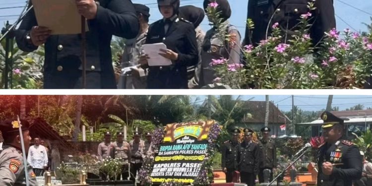 Kapolres Paser Kawal Pemulangan Jenazah Bribda RAY ke Kampung Halaman