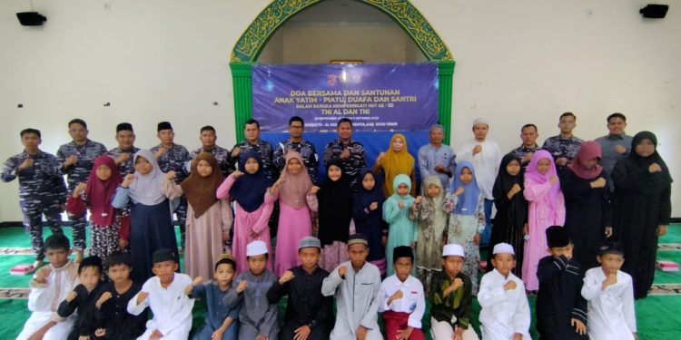 Peringati HUT ke-80, Lanal Sangatta Doa Bersama dan Santuni Anak Panti Asuhan