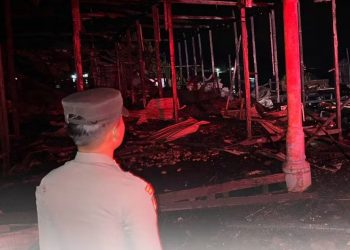 Kerugian Materi Kebakaran Tiga Rumah di Sebulu Rp600 Juta