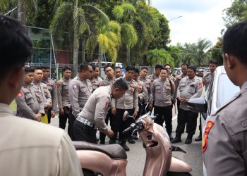 Polres Gelar Praktek TPTKP Lantas, Tingkatkan Penanganan TKP