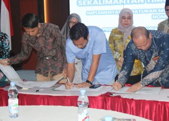 PWI Kaltim-Balai Bahasa Teken MoU Pelaksanaan Berbagai Kegiatan