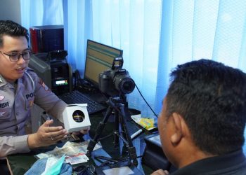 Satlantas Polres Kutai Timur Gelar SIM Keliling di Kaliorang