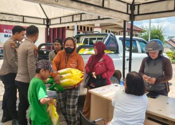Polsek Bengalon Salurkan 4,2 Ton Beras SPHP ke Masyarakat 