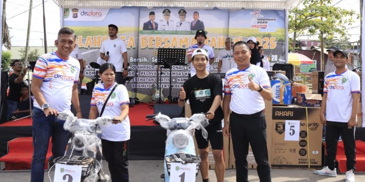 Kapolres Buka Car Free Day di Jalan Jenderal Sudirman Sangatta 