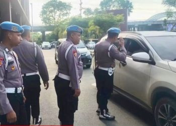 Propam Polresta Samarinda Gelar Razia Kendaraan Personel