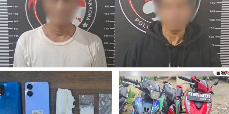 Bertransaksi Sabu; Dua Pelaku Ditangkap, Polisi Sita 7,10 Gram 